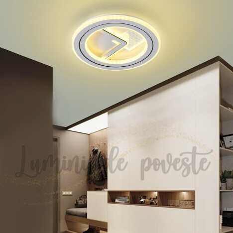 Aplica LED 64 W Twinkle, LED inclus, 3 surse de iluminare, Lumina: Cald, Natural, Rece, Echivalent 2